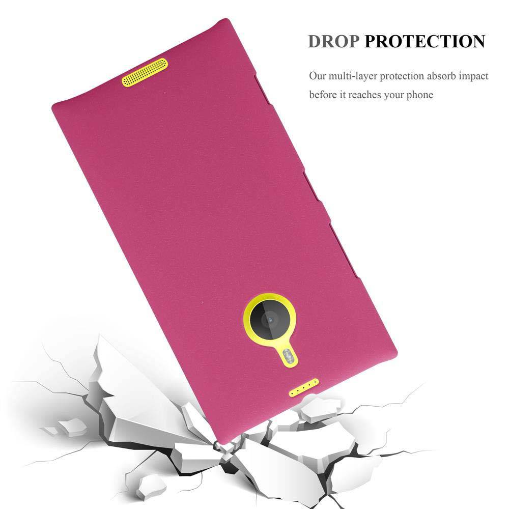 Cadorabo Schutzhülle für Nokia Lumia 1520 Hülle in Pink Etui Hard Case Handyhülle Cover
