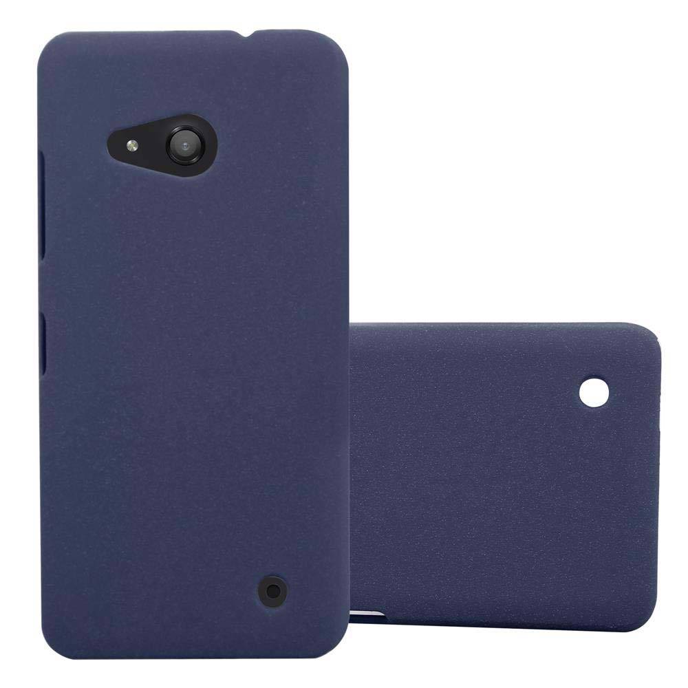 Cadorabo Schutzhülle für Nokia Lumia 550 Hülle in Blau Etui Hard Case Handyhülle Cover