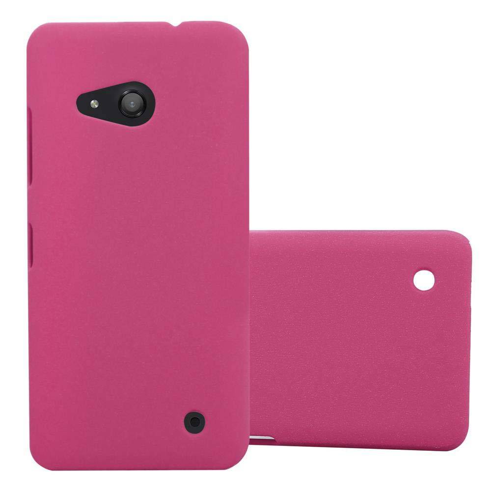 Cadorabo Schutzhülle für Nokia Lumia 550 Hülle in Pink Etui Hard Case Handyhülle Cover