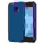 Cadorabo Hülle für Samsung Galaxy J5 2017 Schutz Hülle in Blau Hybrid Handyhülle Etui TPU Silikon Cover