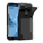 Cadorabo Hülle für Samsung Galaxy J7 2018 Schutz Hülle in Schwarz Schutzhülle TPU Silikon Cover Etui Case