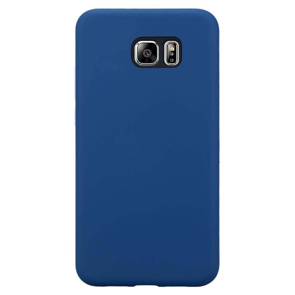 Cadorabo Hülle für Samsung Galaxy NOTE 5 Schutz Hülle in Blau Hybrid Handyhülle Etui TPU Silikon Cover