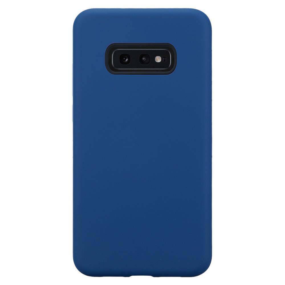 Cadorabo Hülle für Samsung Galaxy S10 4G Schutz Hülle in Blau Hybrid Handyhülle Etui TPU Silikon Cover