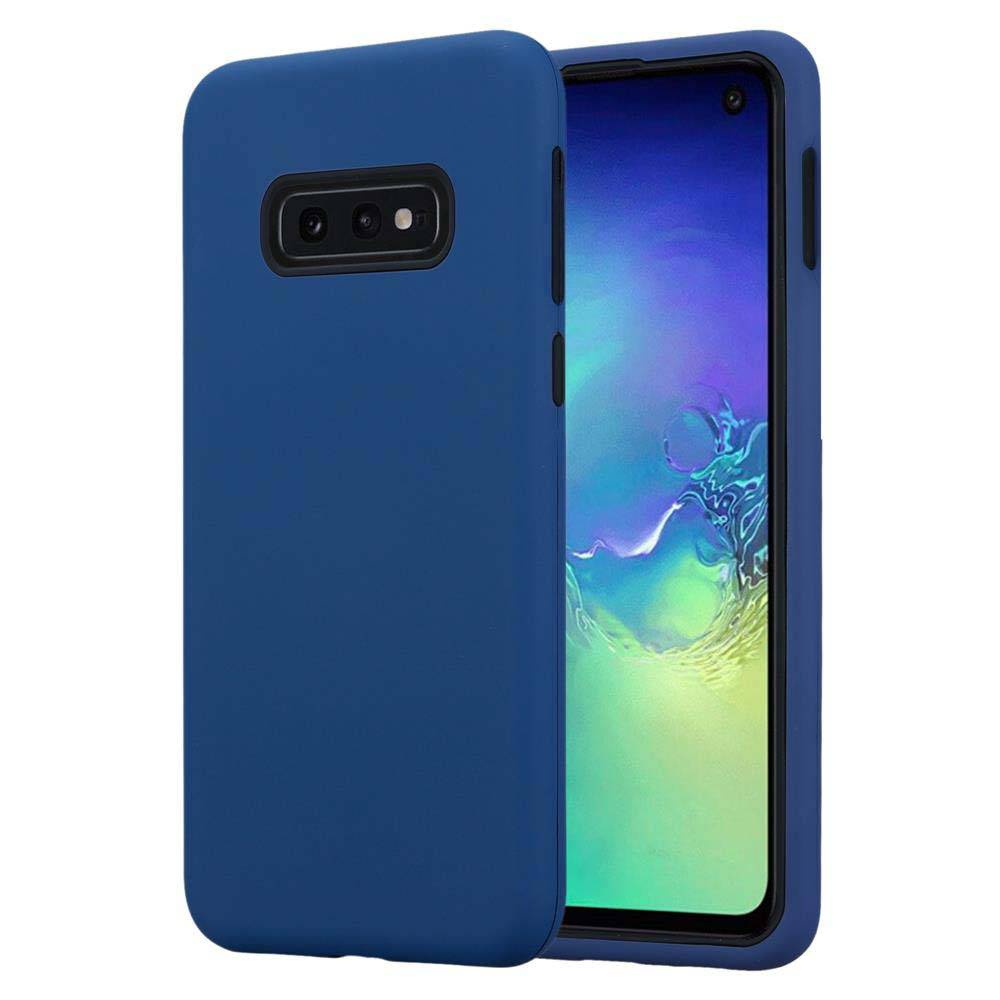Cadorabo Hülle für Samsung Galaxy S10e Schutz Hülle in Blau Hybrid Handyhülle Etui TPU Silikon Cover