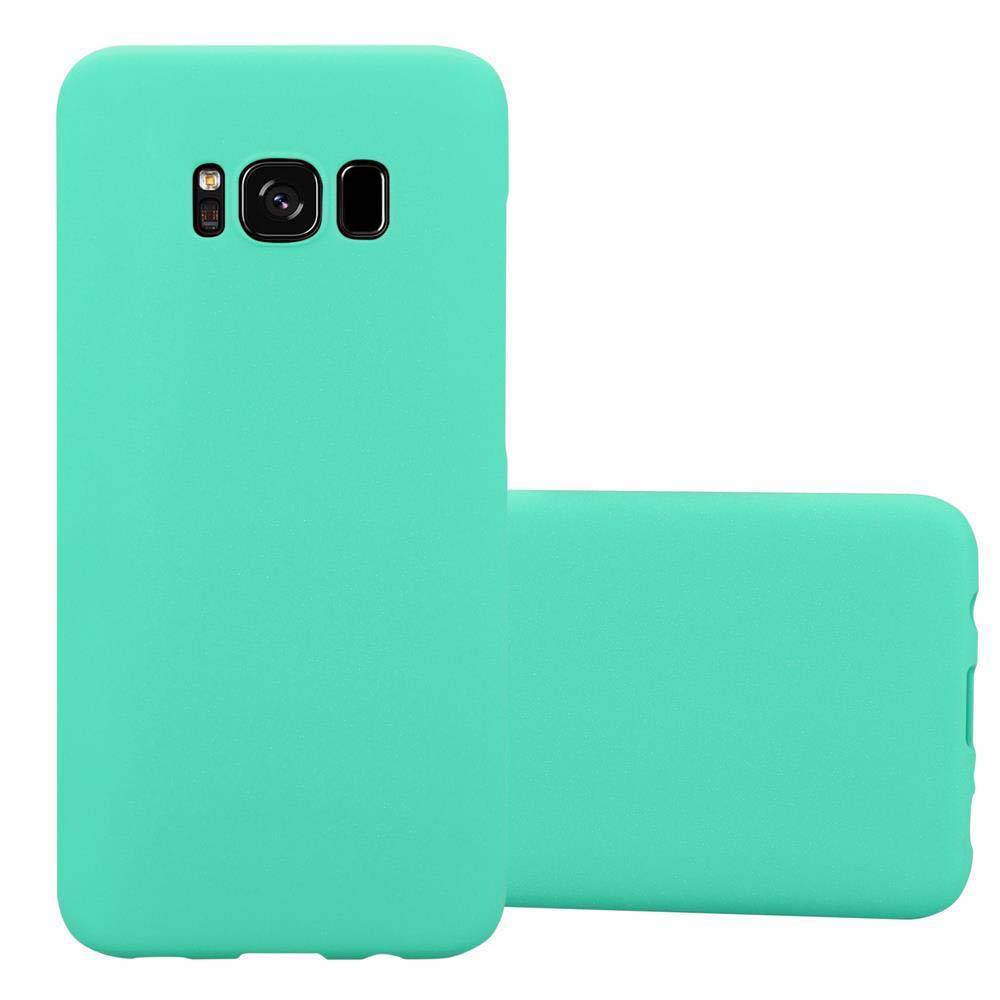 Cadorabo Schutzhülle für Samsung Galaxy S8 Hülle in Grün Etui Hard Case Handyhülle Cover