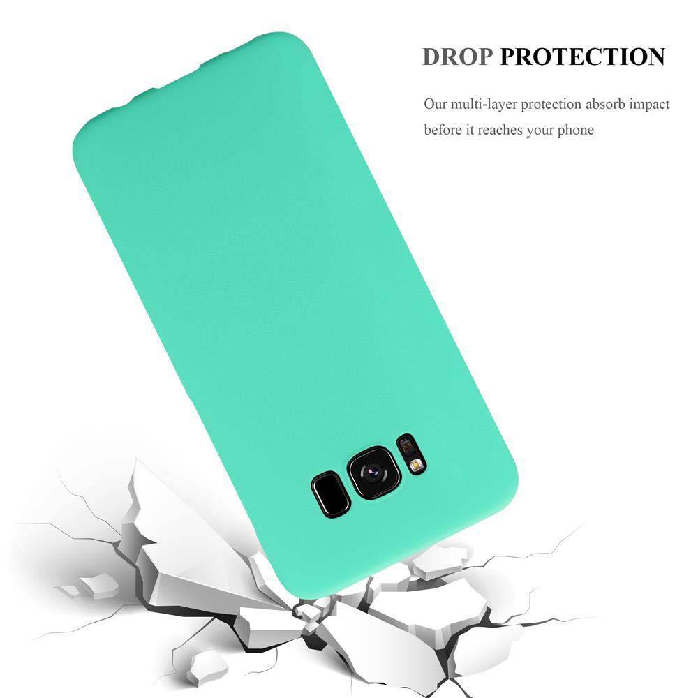 Cadorabo Schutzhülle für Samsung Galaxy S8 Hülle in Grün Etui Hard Case Handyhülle Cover