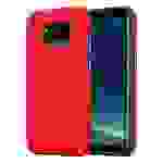 Cadorabo Schutzhülle für Samsung Galaxy S8 Hülle in Rot Outdoor Etui Hybrid Handyhülle extra Grip Anti Rutsch Oberfläche