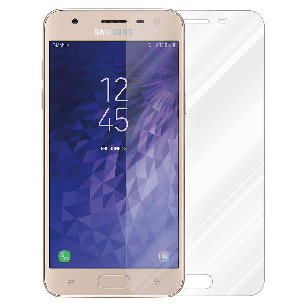 Cadorabo Panzer Folie für Samsung Galaxy J3 2018 Schutzfolie in Transparent Gehärtetes Tempered Display-Schutzglas