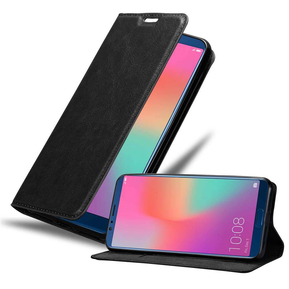 Cadorabo Hülle für Honor 10 LITE / Huawei P SMART 2019 Schutz Hülle in Schwarz Handyhülle Etui Case Cover