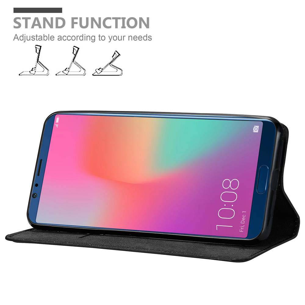 Cadorabo Hülle für Honor 10 LITE / Huawei P SMART 2019 Schutz Hülle in Schwarz Handyhülle Etui Case Cover