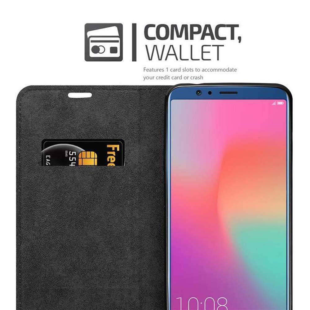 Cadorabo Hülle für Honor 10 LITE / Huawei P SMART 2019 Schutz Hülle in Schwarz Handyhülle Etui Case Cover