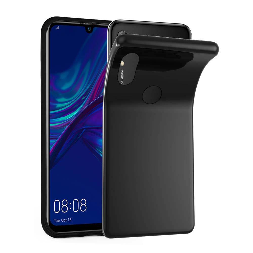 Cadorabo Hülle für Honor 10 LITE / Huawei P SMART 2019 Schutz Hülle in Schwarz Schutzhülle TPU Silikon Cover Etui Case