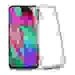 Cadorabo Hülle für Samsung Galaxy A40 Schutz Hülle in Rosa Case Cover TPU Silikon Strass Handyhülle Etui