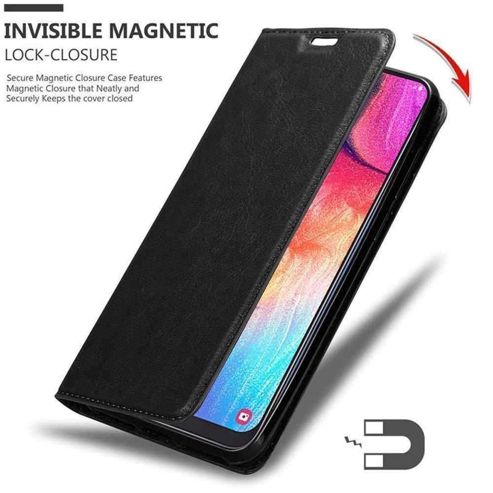 Cadorabo Hülle für Samsung Galaxy A50 4G / A50s / A30s Schutz Hülle in Schwarz Handyhülle Etui Case Cover