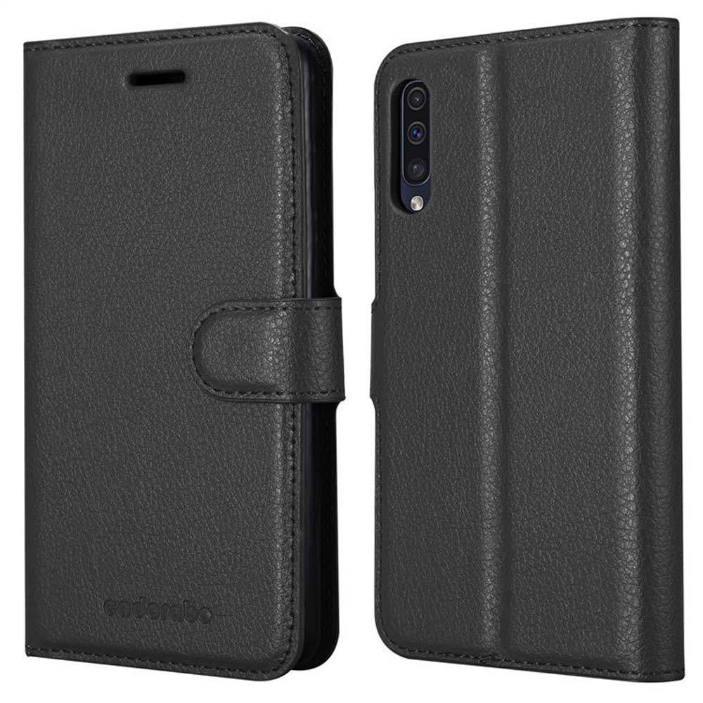 Cadorabo Hülle für Samsung Galaxy A50 4G / A50s / A30s Schutz Hülle in Schwarz Handyhülle Etui Case Cover