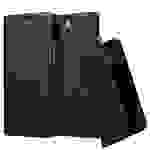 Cadorabo Hülle für Sony Xperia 10 PLUS Schutz Hülle in Schwarz Handyhülle Etui Case Cover Magnetverschluss