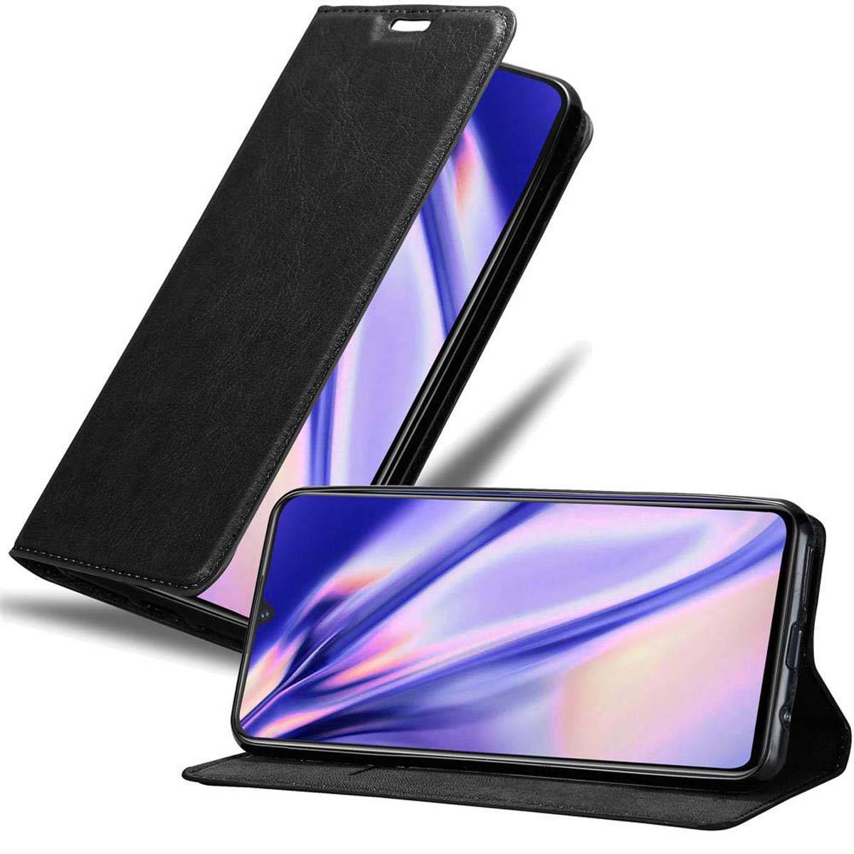 Cadorabo Hülle für Vivo X21s Schutz Hülle in Schwarz Handyhülle Etui Case Cover Magnetverschluss