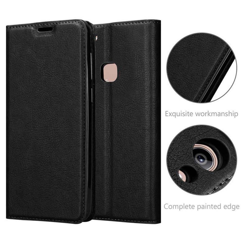 Cadorabo Hülle für Vivo Y81i Schutz Hülle in Schwarz Handyhülle Etui Case Cover Magnetverschluss