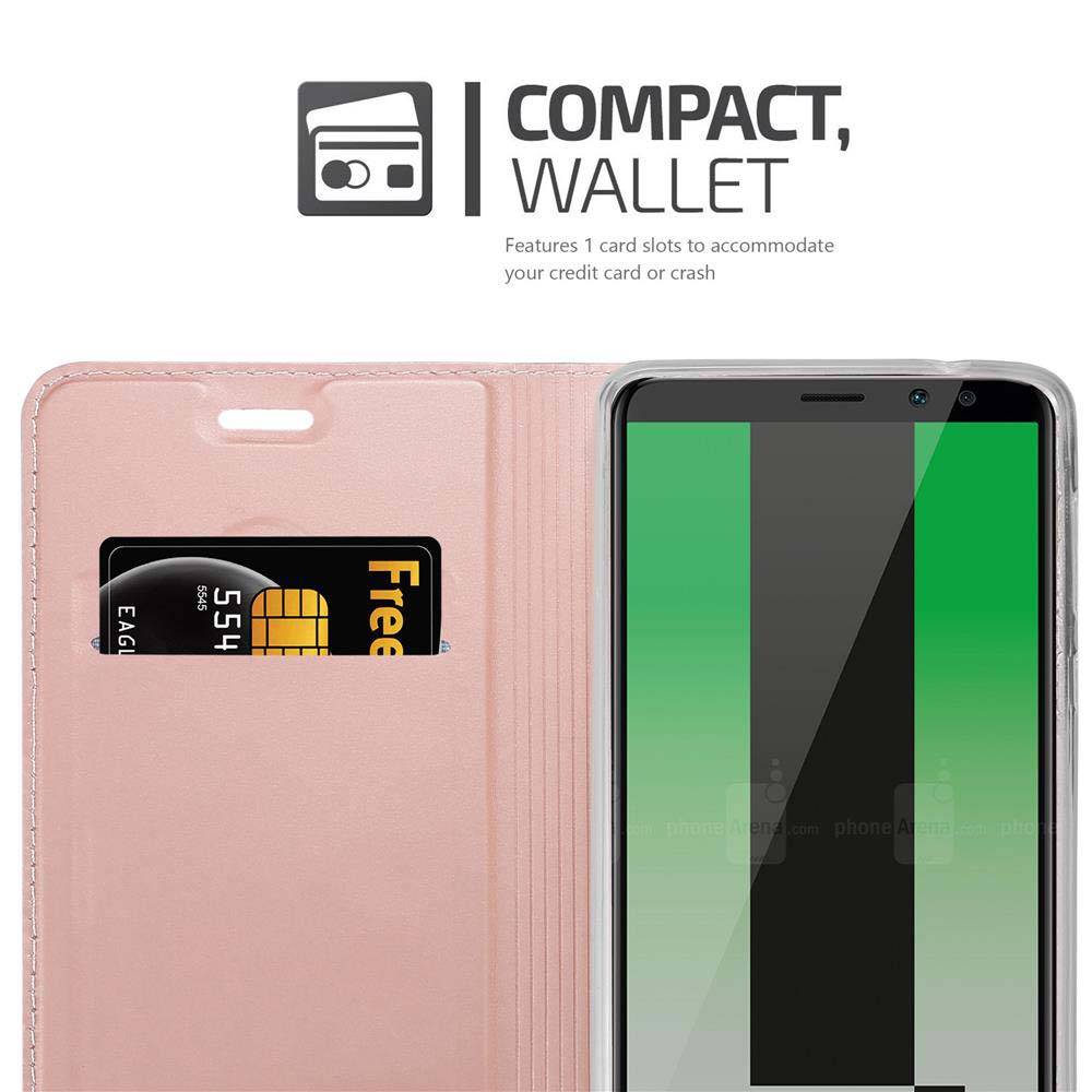 Cadorabo Handyhülle für Huawei MATE 10 LITE Schutz Hülle in Rosa Cover Etui Book Case Booklet