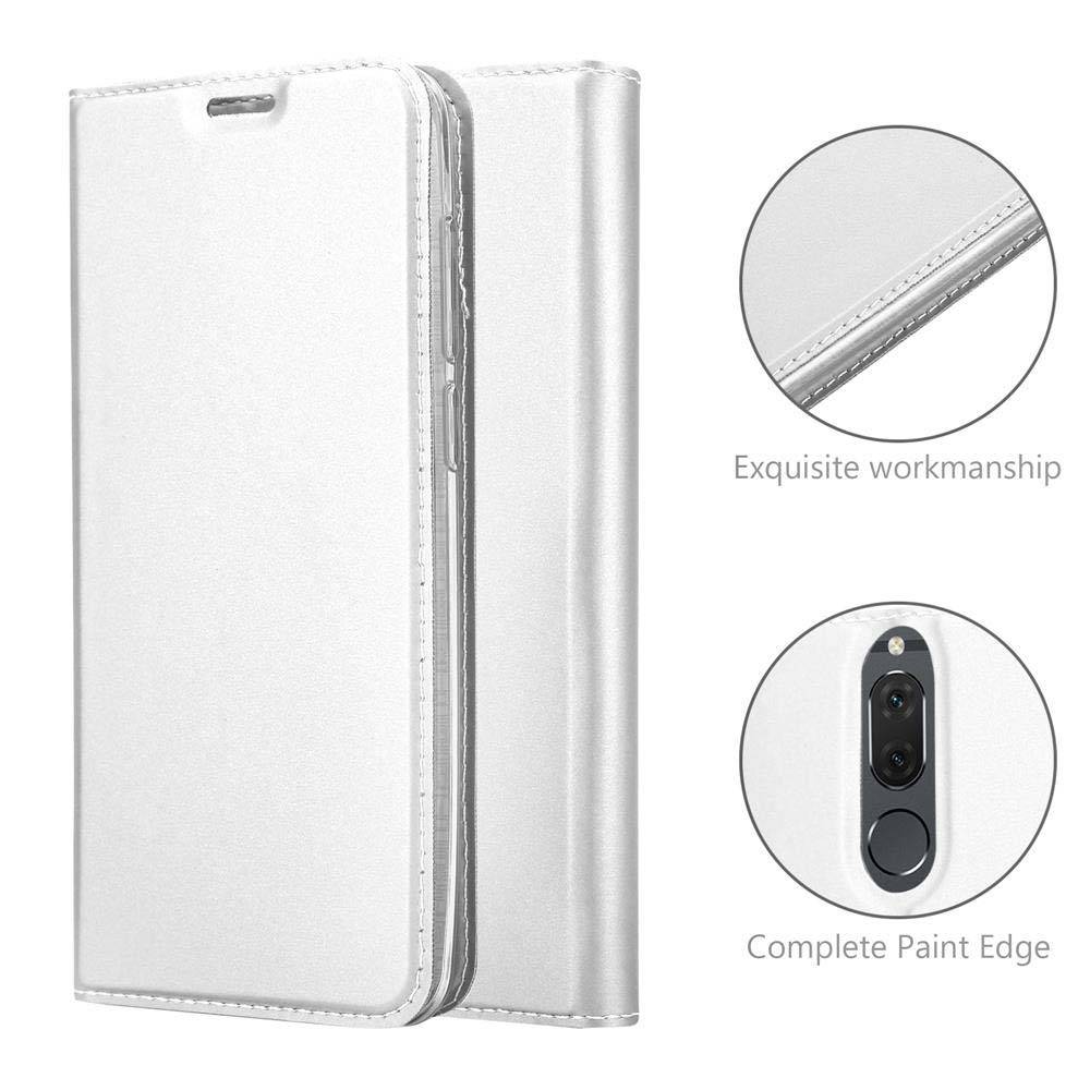 Cadorabo Handyhülle für Huawei MATE 10 LITE Schutz Hülle in Silber Cover Etui Book Case Booklet