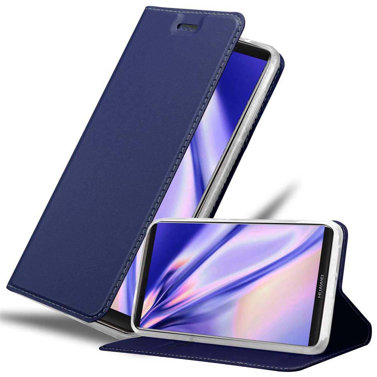 Cadorabo Handyhülle für Huawei MATE 10 PRO Schutz Hülle in Blau Cover Etui Book Case Booklet
