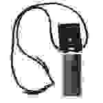 Cadorabo Hülle für OnePlus 5 Schutzhülle in Schwarz Handy Kette Silikon Kordel abnehmbares Etui