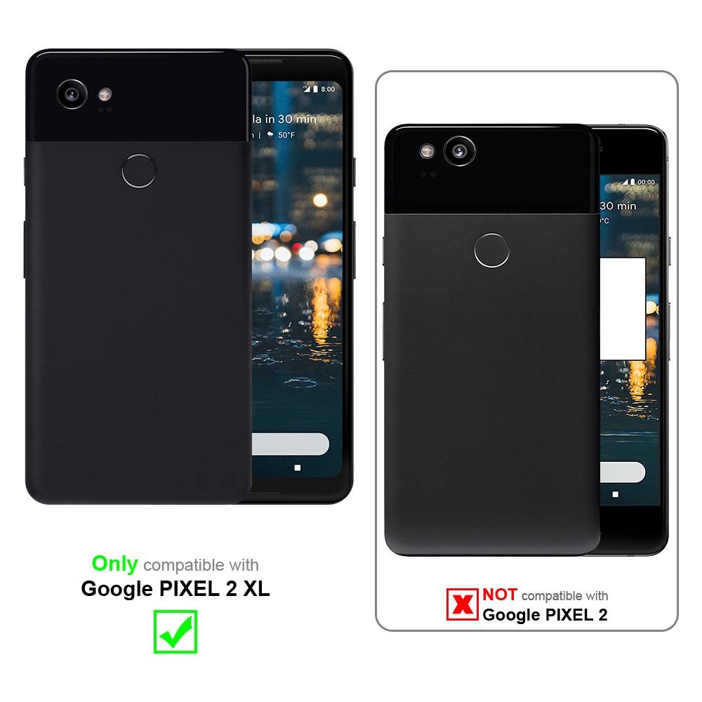 Cadorabo Handyhülle für Google PIXEL 2 XL Schutz Hülle in Blau Cover Etui Book Case Booklet