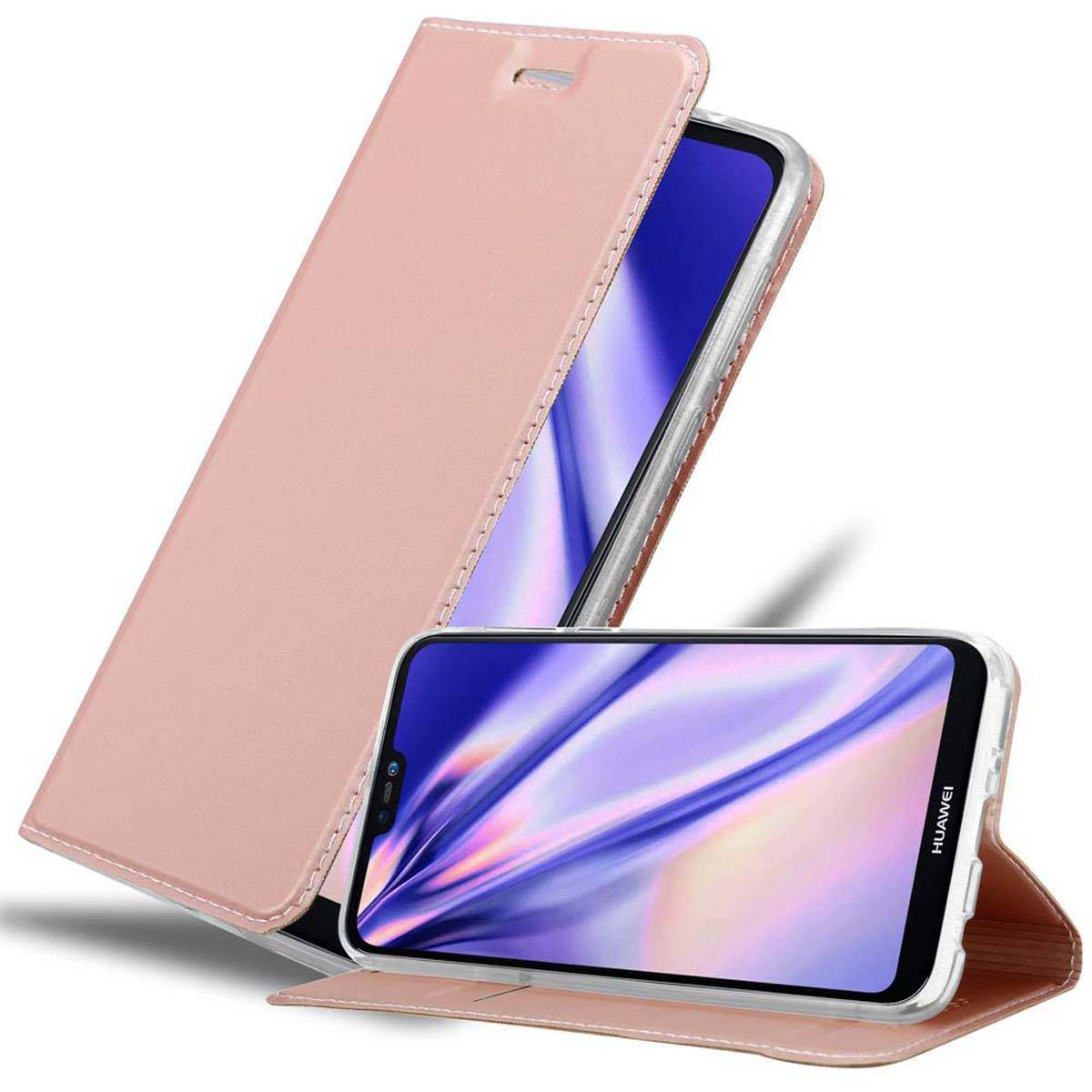 Cadorabo Handyhülle für Huawei P20 LITE 2018 / NOVA 3E Schutz Hülle in Rosa Cover Etui Book Case Booklet