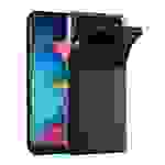 Cadorabo Hülle für Samsung Galaxy A10e / A20e Schutz Hülle in Schwarz Schutzhülle TPU Silikon Cover Etui Case
