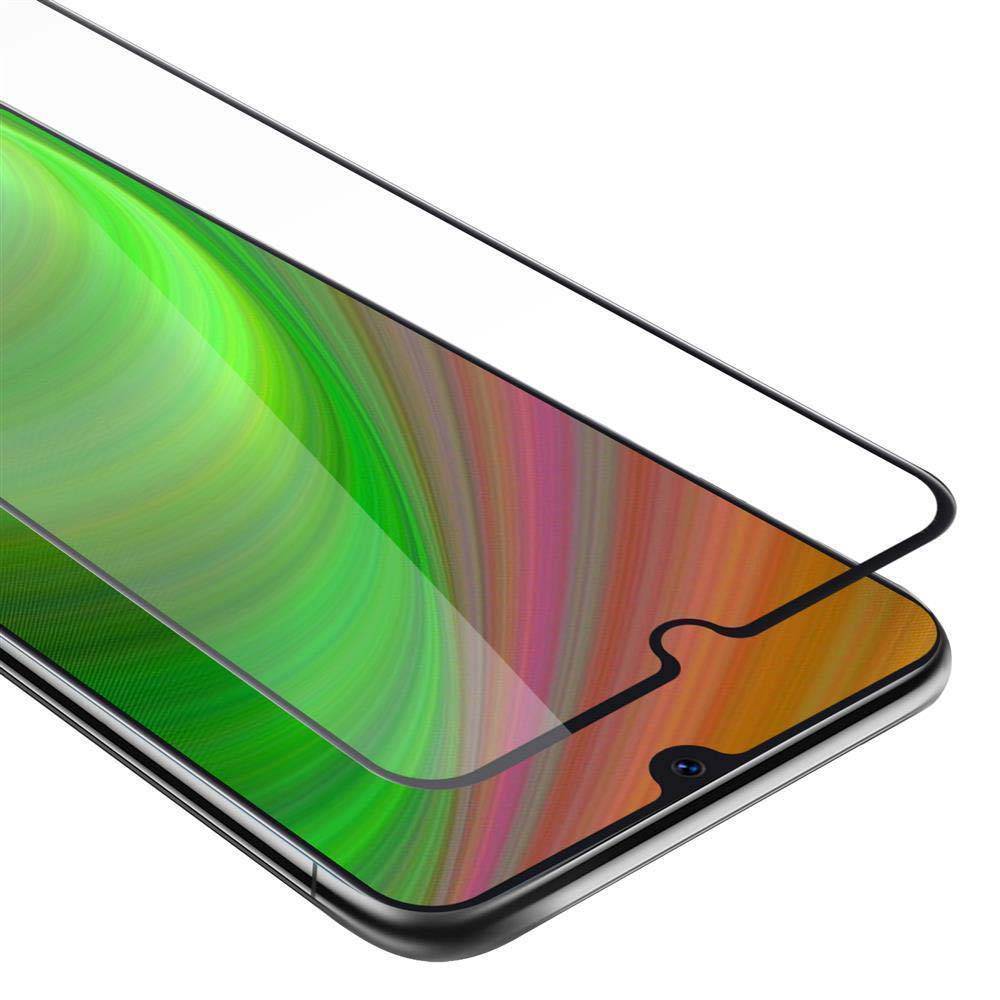 Cadorabo Panzerfolie für Samsung Galaxy A40 Schutzfolie in Schwarz Vollbild Folie Tempered Display Schutzglas