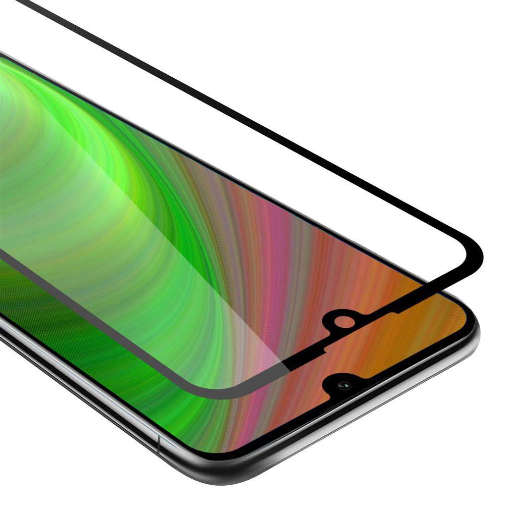 Cadorabo Panzerfolie für Huawei Y6 2019 Schutzfolie in Schwarz Vollbild Folie Tempered Display Schutzglas