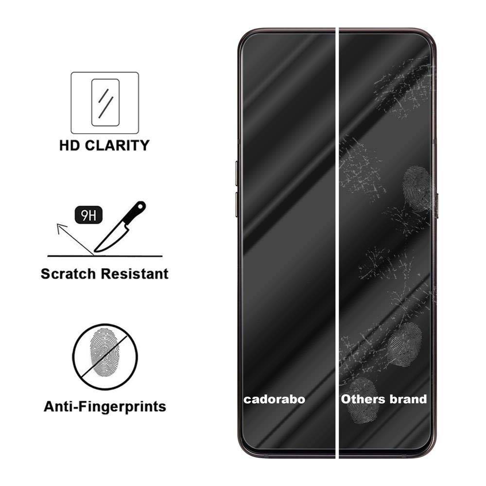 Cadorabo Panzer Folie für Samsung Galaxy A80 / A90 Schutzfolie in Transparent Gehärtetes Tempered Display-Schutzglas