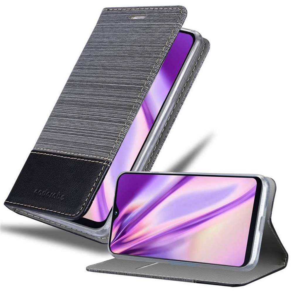 Cadorabo Hülle für Samsung Galaxy A10e / A20e Schutzhülle in Grau Handy Hülle Etui Book Case Cover