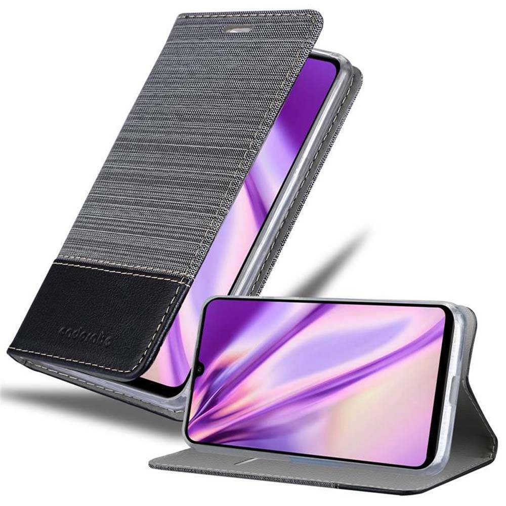 Cadorabo Hülle für Huawei P30 LITE Schutzhülle in Grau Handy Hülle Etui Book Case Cover