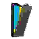Cadorabo Hülle für Samsung Galaxy J6 2018 Schutz Hülle in Braun Flip Etui Handyhülle Case Cover