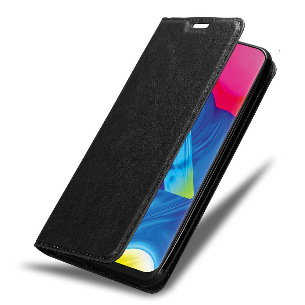 Cadorabo Hülle für Samsung Galaxy A10 / M10 Schutz Hülle in Braun Handyhülle Etui Case Cover Magnetverschluss