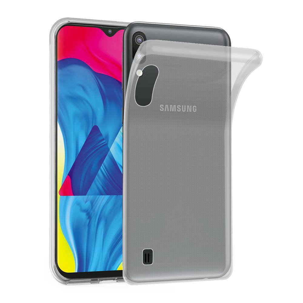 Cadorabo Hülle für Samsung Galaxy A10 / M10 Schutz Hülle in Transparent Schutzhülle TPU Silikon Cover Etui Case