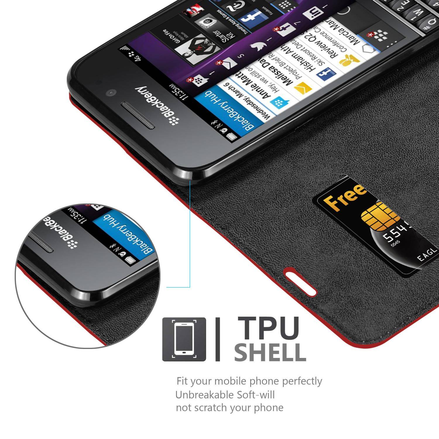 Cadorabo Hülle für Xiaomi RedMi GO Schutz Hülle in Braun Handyhülle Etui Case Cover Magnetverschluss