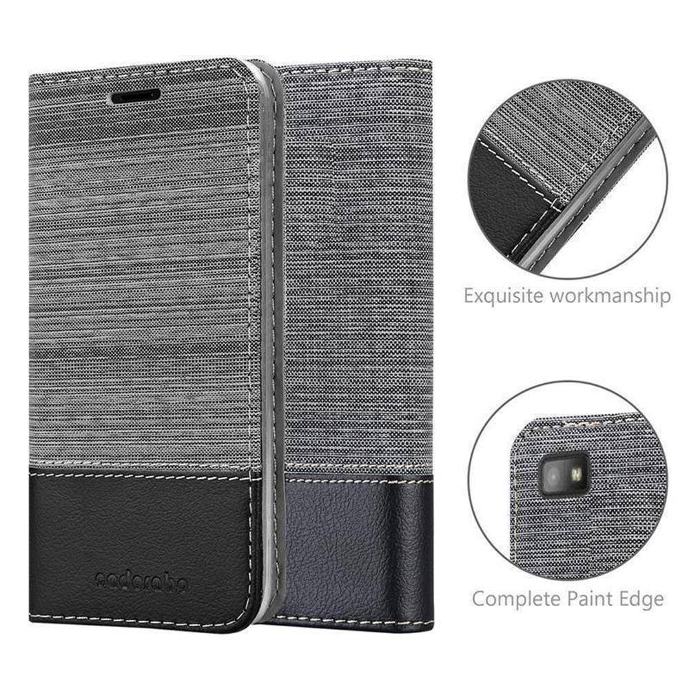 Cadorabo Hülle für Blackberry Z10 Schutzhülle in Grau Handy Hülle Etui Book Case Cover