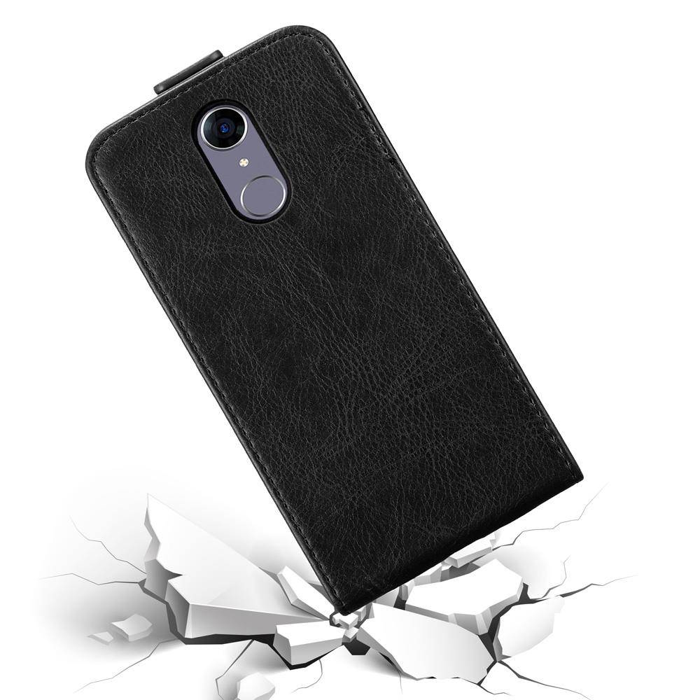 Cadorabo Hülle für Cubot NOVA Schutz Hülle in Schwarz Flip Etui Handyhülle Case Cover