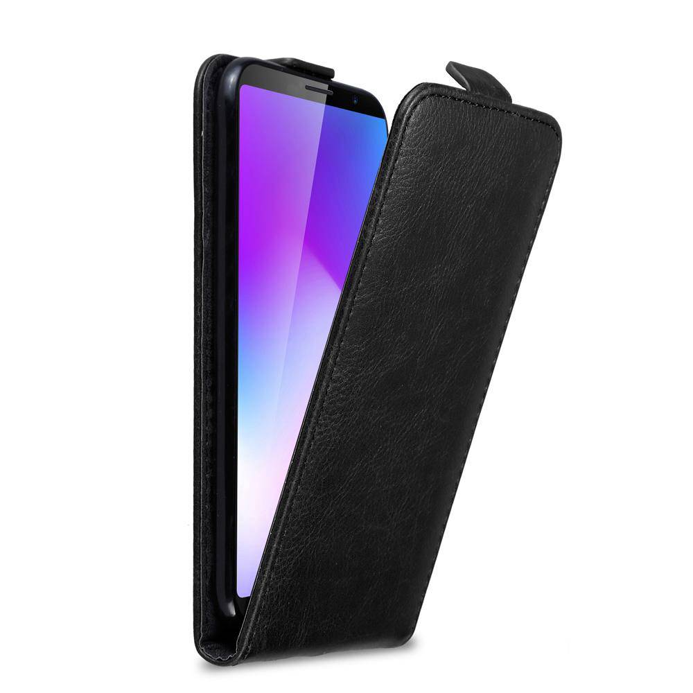 Cadorabo Hülle für Cubot POWER Schutz Hülle in Schwarz Flip Etui Handyhülle Case Cover