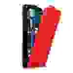 Cadorabo Hülle für Google PIXEL 2 XL Schutz Hülle in Rot Flip Etui Handyhülle Case Cover