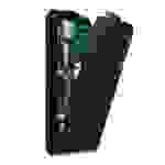 Cadorabo Hülle für Google PIXEL 2 XL Schutz Hülle in Schwarz Flip Etui Handyhülle Case Cover