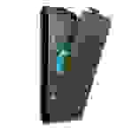 Cadorabo Hülle für HTC Desire 12 PLUS Schutz Hülle in Braun Flip Etui Handyhülle Case Cover