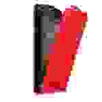 Cadorabo Hülle für Nokia 1 2018 Schutz Hülle in Rot Flip Etui Handyhülle Case Cover