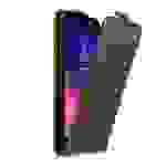 Cadorabo Hülle für Samsung Galaxy A6 PLUS 2018 Schutz Hülle in Braun Flip Etui Handyhülle Case Cover