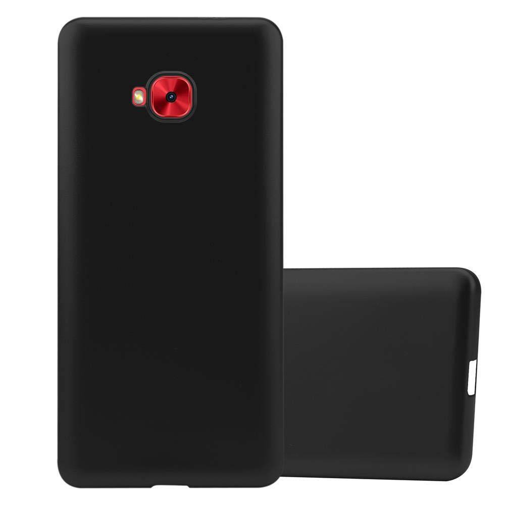 Cadorabo Schutzhülle für Asus ZenFone 4 Selfie PRO Hülle in Schwarz Handyhülle TPU Silikon Etui Cover Case