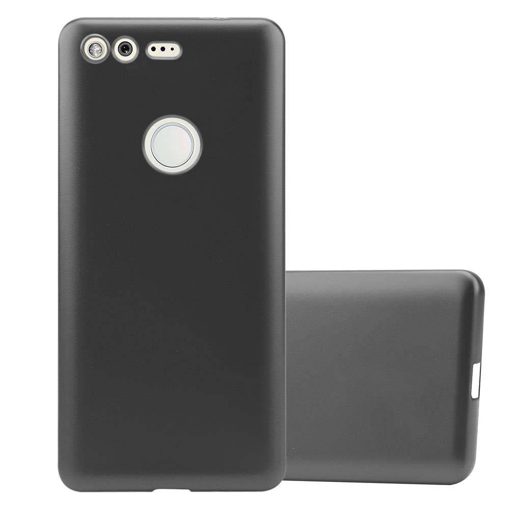 Cadorabo Schutzhülle für Google PIXEL Hülle in Grau Handyhülle TPU Silikon Etui Cover Case