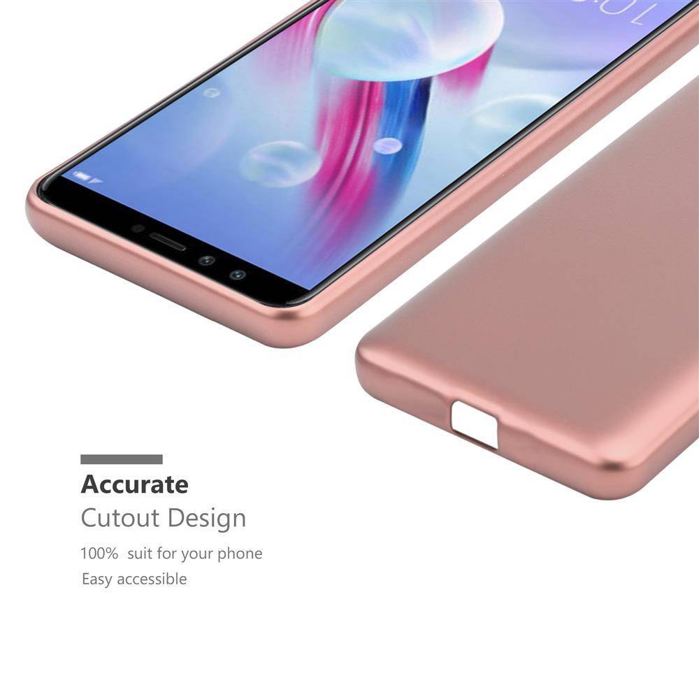 Cadorabo Schutzhülle für Honor 9 LITE Hülle in Rosa Handyhülle TPU Silikon Etui Cover Case