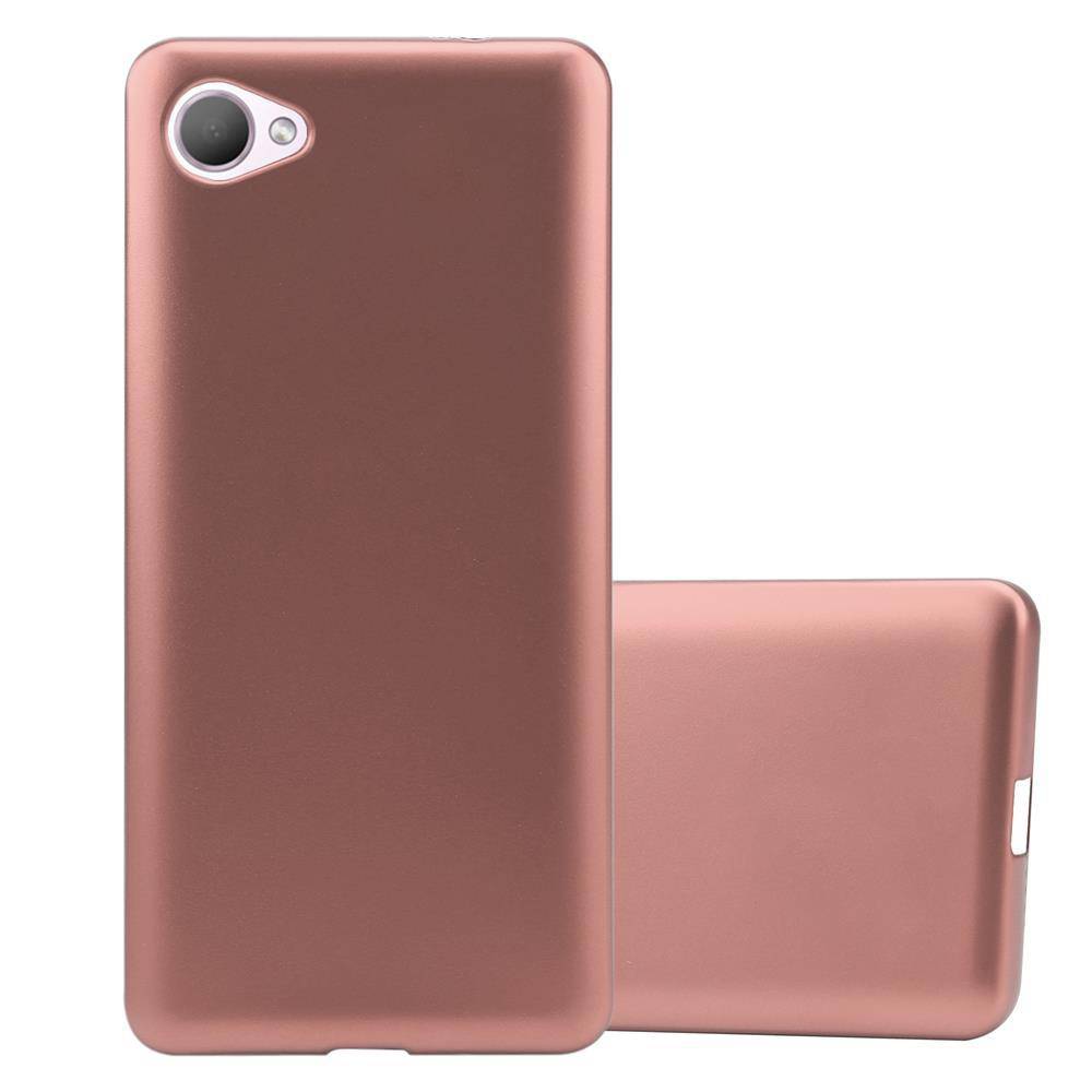 Cadorabo Schutzhülle für HTC Desire 12 Hülle in Rosa Handyhülle TPU Silikon Etui Cover Case